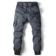 Load image into Gallery viewer, Mandotos Cargo Pants for Men Cotton Full Length Tactical Military Cargo Trousers Gray