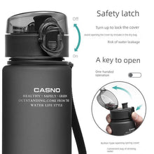 Load image into Gallery viewer, Casino Frosted Sports Water Bottle Plastic Portable Bottle With Lid For Men And Women
