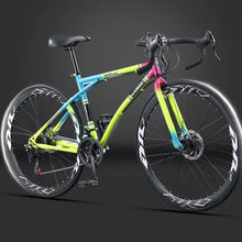Load image into Gallery viewer, 2025 New Road Bike 7/24 Speed Corner Handle Road Racing Bicycle Dual Disc Brake Lightweight Outdoor bicicleta Adult Teenagers