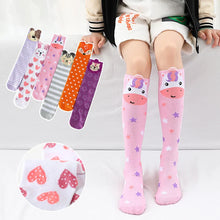 Load image into Gallery viewer, Colorful Embroidered Knee High Socks for Girls