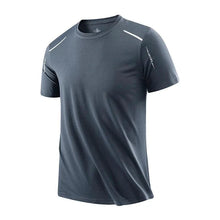 Load image into Gallery viewer, CHRLCK Men's Quick Dry Running T Shirt Size M Breathable Outdoor Sports Tee Hiking Fishing Summer Essentials