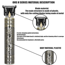 Load image into Gallery viewer, T9 Hair Clipper Repair Beard Shaving Body Hair Trimmer Clippers Electric Machine Men Haircut Machine 0mm Barber Shaver