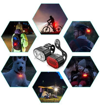 Load image into Gallery viewer, Cycling Bicycle Front Rear Light Set Bike USB Charge Headlight Light MTB Waterproof Taillight LED Lantern Bicycle Accessories
