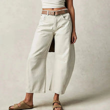Load image into Gallery viewer, Women's Y2K Baggy Mid-Waist Wide-Leg Jeans – 90s Streetwear Vibe
