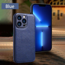 Load image into Gallery viewer, Luxury PU leather Phone Case For iPhone 14 13 Pro Max 12Pro 11Pro Max 13 12 Pro XS MAX XR X SE 7 8 plus Fashion Back Cover Leather Back Case for iPhone 14 Pro Shockproof Cover for iPhone