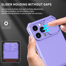 Load image into Gallery viewer, Unique Cover with Camera Protection Heavy Duty Shockproof Protective iPhone 13 Pro Case ShockProof Case For iPhone 13 12 11 Pro Slide Camera Protection Case Dual Layer Armor Case Back Cover