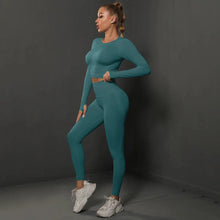 Load image into Gallery viewer, Women's Seamless Long Sleeve Yoga Top