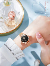Load image into Gallery viewer, OLEVS Luxury Fashion Ladies' Watches Rose Gold Top Brand Original Quartz Watch for Women Stainless Steel Mesh Strap Love Dial