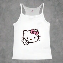 Load image into Gallery viewer, Y2K Hello Kitty Crop Top – Emo Girls Vintage Punk Tank