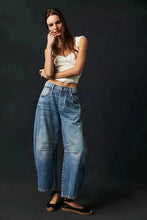 Load image into Gallery viewer, Women’s Elastic Waist High Waisted Jeans