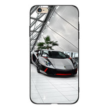 Load image into Gallery viewer, Cute Cover Soft Silicone Print Cars Print Phone Case For Iphone 5s 5 S Se 2016 4.0" Case Phone Cover On Iphone 6s 6 S Plus Funda Bumper Black Case Sport Race Car