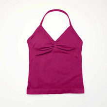 Load image into Gallery viewer, NCLAGEN Impact Longline Strappy Top Sports Yoga Vest Women's Fitness Tank Top Gym Beautiful Open Back Bra Running Workout Halter
