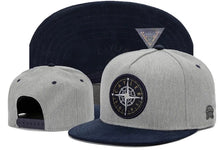 Load image into Gallery viewer, Skull Hand Snapback Hat – Flat Bill Adjustable Baseball Cap