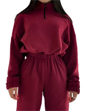 Load image into Gallery viewer, Women's 2 Piece Sportswear Set Hooded Sweatshirt Tracksuit Pants