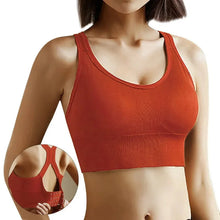 Load image into Gallery viewer, 🖤 Women's Hollow Push-Up Sports Bra Tank Top