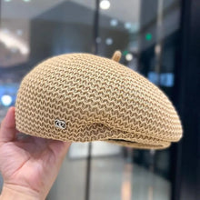 Load image into Gallery viewer, Women’s Pleated Paper Straw Beret