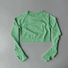Load image into Gallery viewer, Seamless Yoga Crop Top for Women