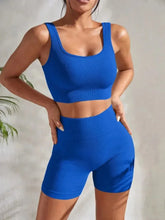 Load image into Gallery viewer, Women's Seamless Ribbed Yoga Set