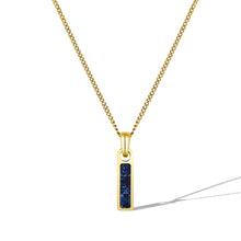 Load image into Gallery viewer, Birthstone Tag Necklace - Gold