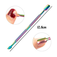 Load image into Gallery viewer, 4 Pcs/Set Professional Stainless Steel Nail Cutter Scissor Nippers Muti Function Cuticle Pusher Remover Nail Care Manicure Kits