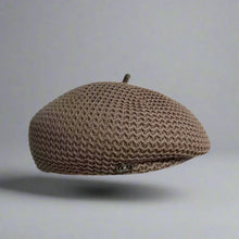 Load image into Gallery viewer, Women’s Pleated Paper Straw Beret