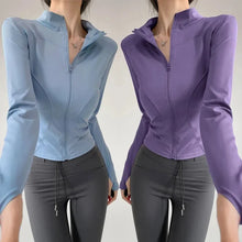 Load image into Gallery viewer, Sun Quick-Drying Zip-Up Sports Jacket Women S-3XL