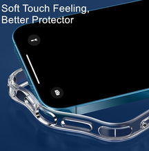 Load image into Gallery viewer, Ultra Thin Clear Soft Silicone Phone Case For iPhone 14 13 12 11 Pro Max XS X XR 7 8 Plus Mini Shockproof Protect Cover Crystal Clear Anti-Scratch Case Protect the Camera Lens Shockproof Bumper Cover Phone Case