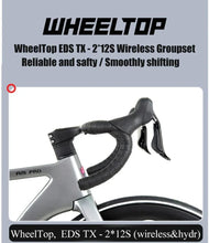Load image into Gallery viewer, TWITTER 700X25C Carbon Road Bicycle Wireless Men's Hydraulic Disc Racing Bike With WheelTop EDS TX 24S Shifter 50mm Carbon Wheel