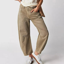 Load image into Gallery viewer, Women's Y2K Baggy Mid-Waist Wide-Leg Jeans – 90s Streetwear Vibe