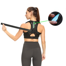 Load image into Gallery viewer, Adjustable Back Shoulder Posture Corrector Belt Clavicle Spine Support Reshape Your Body Home Office Sport Upper Back Neck Brace
