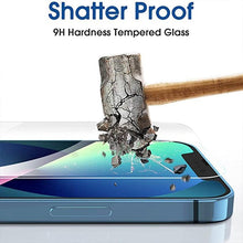 Load image into Gallery viewer, 5PCS Screen Tempered Glass For iPhone 14 13 12 11 Pro Max 12 13 Mini Screen Protective For iPhone X XR XS Max 8 7 6 Plus SE 2020 Full Glue Screen Protector Tempered Glass Scratch Resistant iPhone Glass