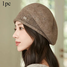 Load image into Gallery viewer, Women’s Soft Beanie Hat – Lightweight Stretchy Jacquard Knit Casual Cap