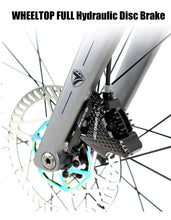 Load image into Gallery viewer, TWITTER 700X25C Carbon Road Bicycle Wireless Men's Hydraulic Disc Racing Bike With WheelTop EDS TX 24S Shifter 50mm Carbon Wheel