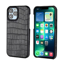 Load image into Gallery viewer, Unique Leather Case For iPhone 13 14 11 12 Pro Max XR X XS Strong Hard Shockproof Cover Green Leather Cover Classic Fashion Case for iPhone Protective Case