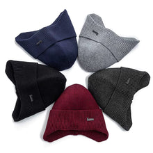 Load image into Gallery viewer, Fleece-Lined Earflap Cap – Warm Winter Outdoor Beanie