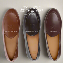 Load image into Gallery viewer, Men's Brown Leather Milano Loafer