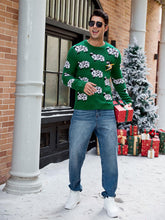 Load image into Gallery viewer, Sheep Jacquard Casual Long-Sleeve Ugly Christmas Sweater | NCS