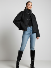 Load image into Gallery viewer, Short Wool-Feel Jacket, Upper West Side | Women - BYMANYC ® New York
