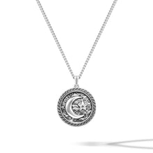 Load image into Gallery viewer, Star & Crescent Amulet - Sterling Silver