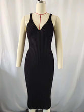 Load image into Gallery viewer, Sleeveless V-neck Knit Dress | NCS