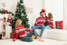 Load image into Gallery viewer, Snowflake Red Fair Isle Christmas Sweater | NCS