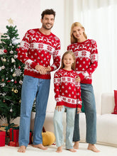 Load image into Gallery viewer, Snowflake Red Fair Isle Christmas Sweater | NCS