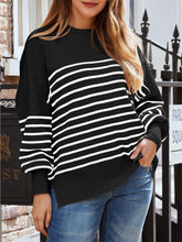Load image into Gallery viewer, Solid Drop Shoulder Split Hem Sweater | NCS