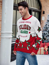 Load image into Gallery viewer, Star Jacquard Casual Ugly Christmas Sweater | NCS