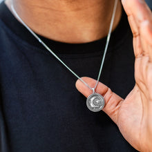 Load image into Gallery viewer, Star & Crescent Amulet - Sterling Silver