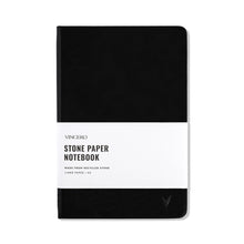Load image into Gallery viewer, Stone Paper Notebook - Black