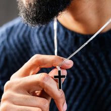 Load image into Gallery viewer, Stone Cross (Large) - Black Onyx