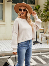Load image into Gallery viewer, Stylish Short-Length Loose Fit Long Sleeve Sweater | NCS