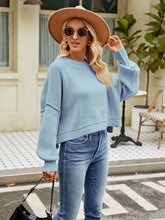 Load image into Gallery viewer, Stylish Short-Length Loose Fit Long Sleeve Sweater | NCS