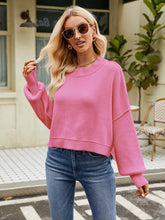 Load image into Gallery viewer, Stylish Short-Length Loose Fit Long Sleeve Sweater | NCS